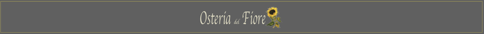 Menu Fiore